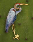 Egret Art Nouveau Pin