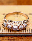 Electra 14k Gold and Diamond Ring