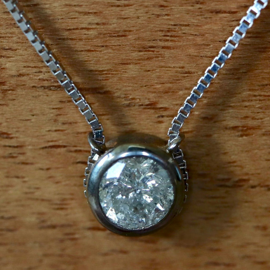 Enchantment 14k Gold and Diamond Necklace : Museum of Jewelry