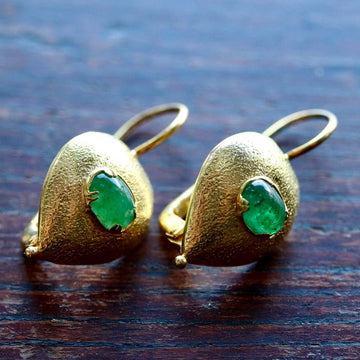 Evelina Emerald Earrings