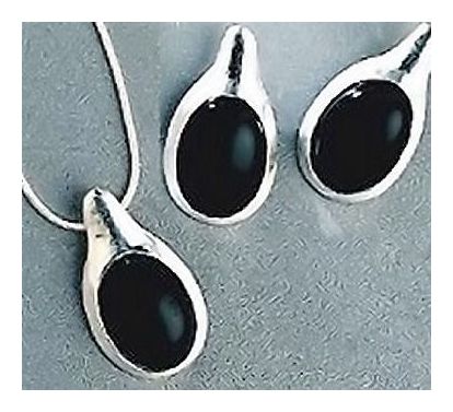 Eye of Onyx Earrings
