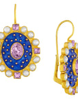 Galileo Amethyst and Pearl Earrings