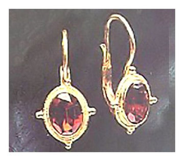 Grosvenor Garnet Earrings
