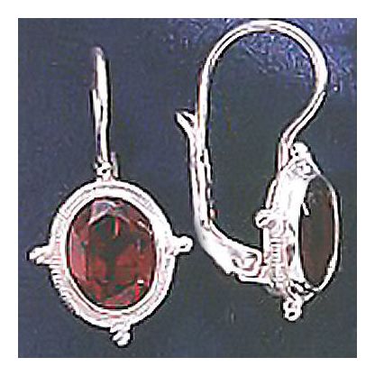 Grosvenor Garnet Earrings
