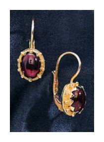Guinevere Garnet Earrings