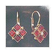 Gwynneth Garnet Earrings