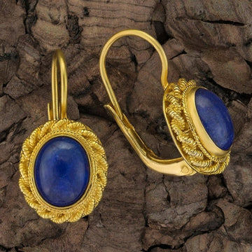 Hermione Highcastle Lapis Lazuli Earrings