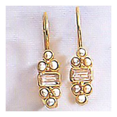 Highbury 14k Gold, Cubic Zirconia and Pearl Earrings