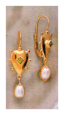 Illyria Valentine  Peridot Earrings