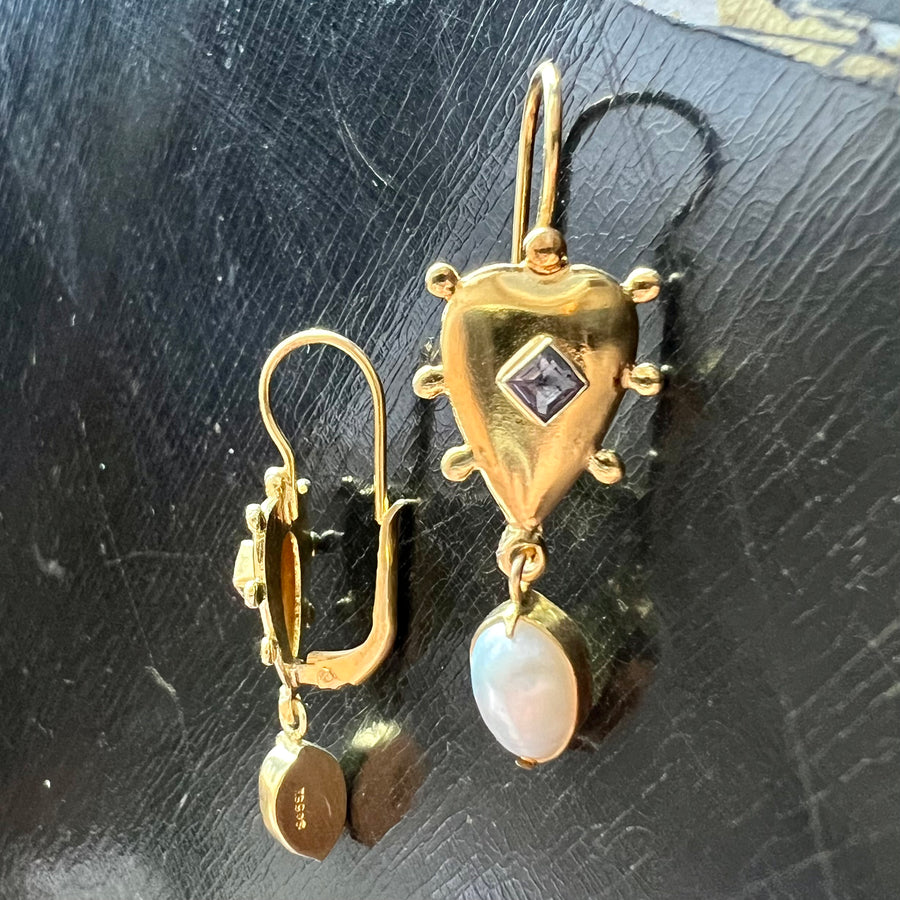 Illyria Valentine Iolite Earrings