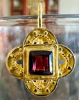 Byzantine Garnet Earrings