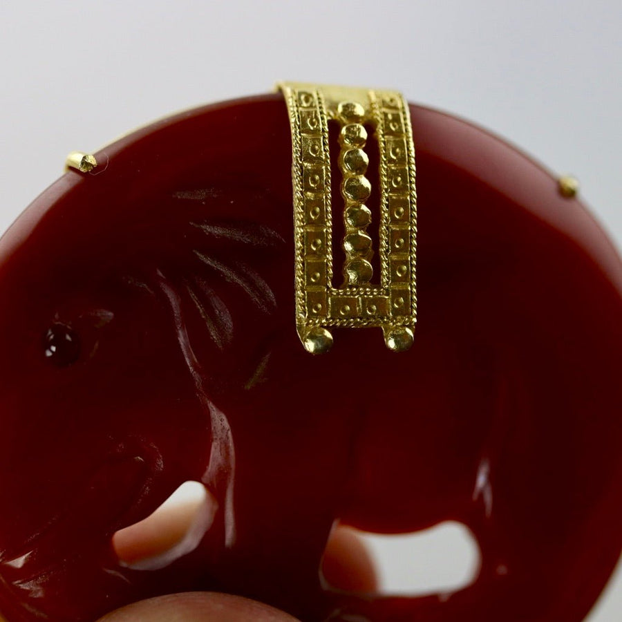 Imperial Elephant Brooch