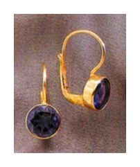 India Iolite Earrings (14k)