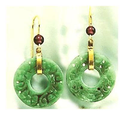 Indian Jade Earrings