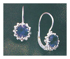 Iolite Wreath Earrings