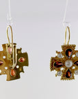 Isabella of Castille Garnet Earrings