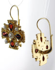 Isabella of Castille Garnet Earrings