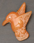 Isis Red Aventurine Bird Pin