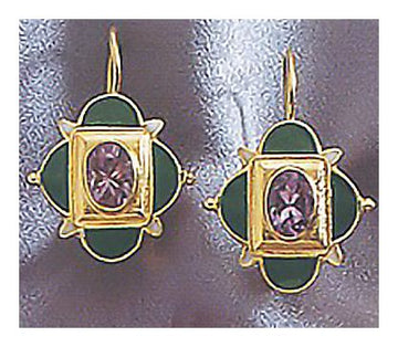 Jacques Cartier Amethyst Earrings