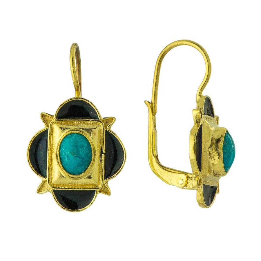 Jacques Cartier Turquoise Earrings