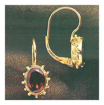Jane Eyre Garnet Earrings
