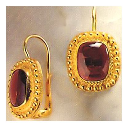 Jodphur Garnet Earrings