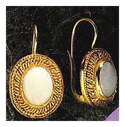 Kensington Opal Victorian Earrings