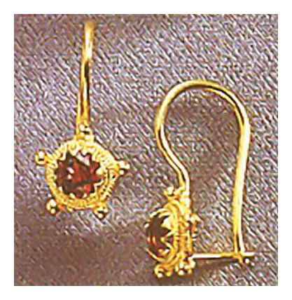 Kore Garnet Earrings