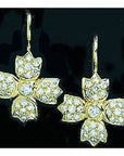 La Madeleine 14k Gold and Diamond Earrings