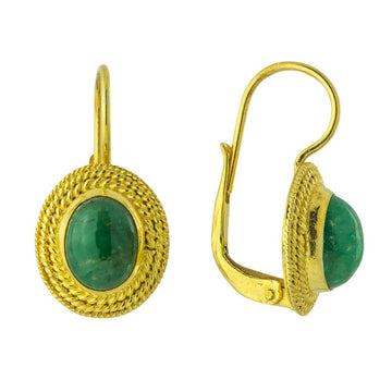 Lady Jane Grey Emerald Earrings