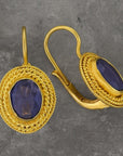 Lady Jane Grey Iolite Earrings