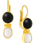 Lamermore Onyx and Pearl Earring