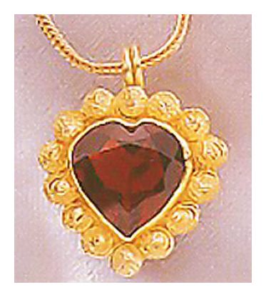 L'amour Garnet Necklace