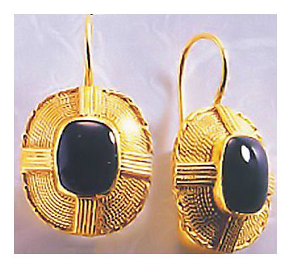Locksley Hall Onyx Earrings