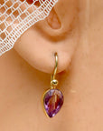 Lost Hearts Amethyst Earrings