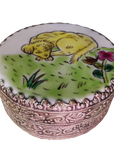 Chinese Dog Porcelain Box