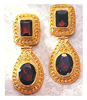 Malabar Garnet Earrings