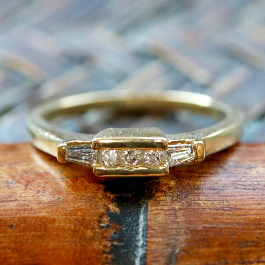 Marienbad 14k Gold and Diamond Ring