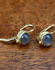 Meg Pepperidge Grey Moonstone Earrings