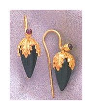 Mesopotamia Onyx Earrings