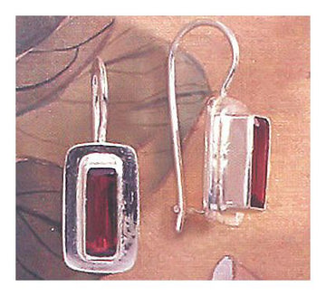 Metropole Garnet Earrings