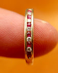 Millay 14k Gold, Ruby and Diamond Ring