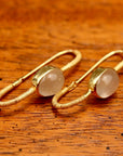 Moonstone Mirror Earrings