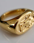 Nefertiti's Ring - Gold-Plated