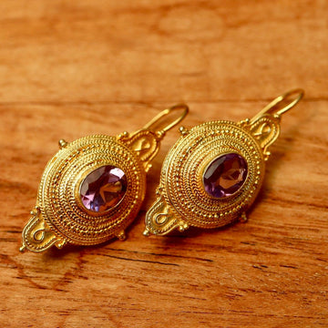 Elaborate Roman Gold Earrings with Garnets  Ancient Roman Antiquities   Ancient  OrientalAncient  Oriental