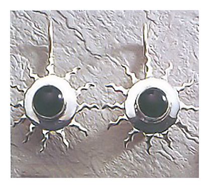 Oaxaca Silver Sun Earrings