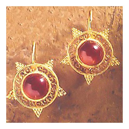 Olympian Garnet Earrings