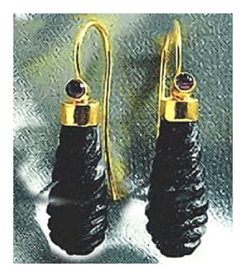 Onyx Carousel Earrings