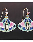 Opal Enamel Earrings