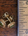 Openwork Peridot Stud Earrings